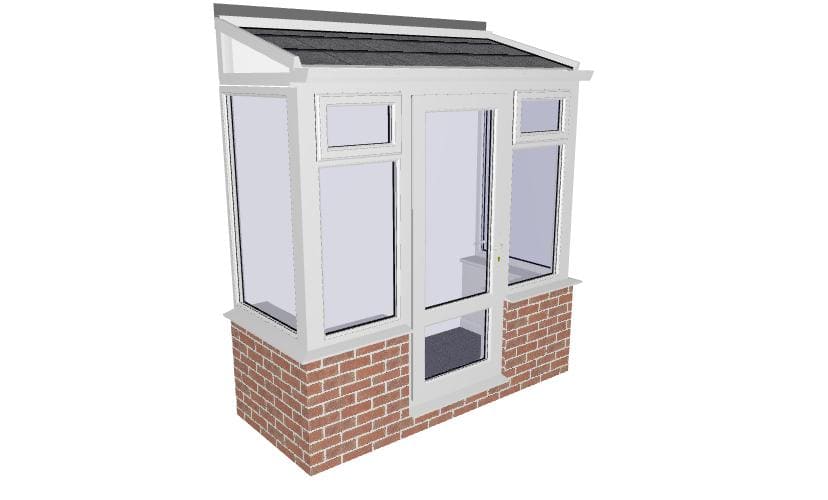 Diy Coventry guardian tiled roofed diy upvc porch